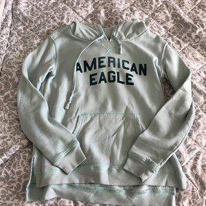 Light blue American Eagle Hoodie